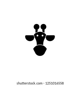 giraffe vector icon. giraffe sign on white background. giraffe icon for web and app