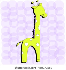 giraffe vector illustration