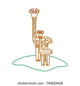 giraffe vector illustration