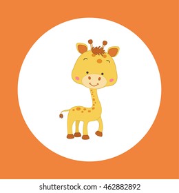 giraffe vector illustration,icon of giraffe