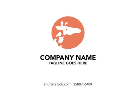 Giraffe Vector Royalty Logo Design Inspirations