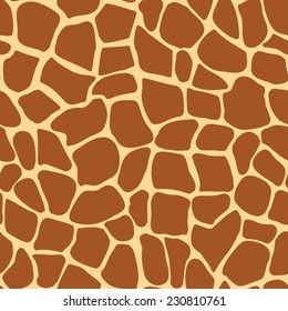 Giraffe vector seamless pattern texture 