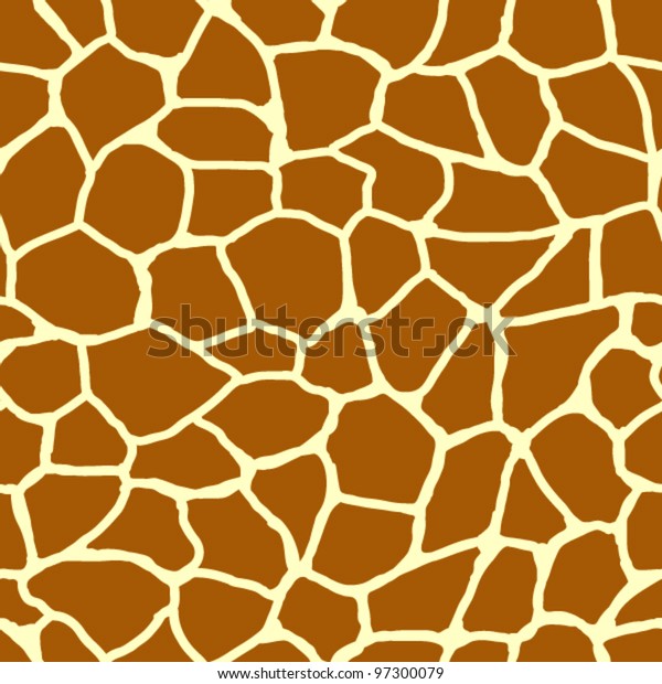 Giraffe vector seamless\
pattern texture