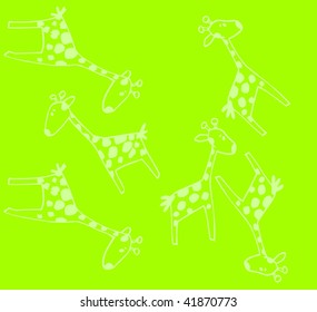 giraffes wallpaper