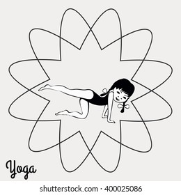 Girl 12 Years Old In A Yoga Pose 7