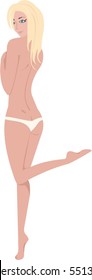 The girl