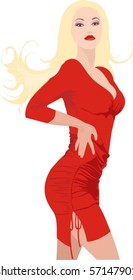 The girl