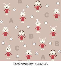 Girl and ABC