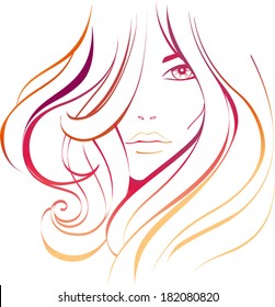 Una chica abstracta