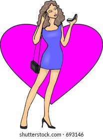 Girl Applying Makeup