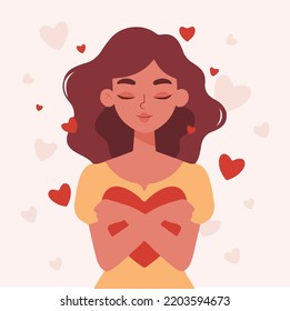 A girl art with eps 10
