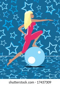 Girl atheletic.