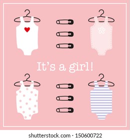 It's a girl, baby clothes