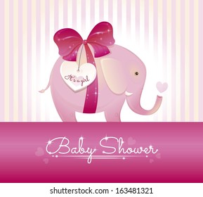 It's a Girl Baby shower invitation card
