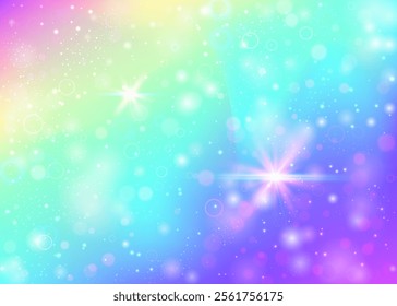 Girl Background. Purple Kawaii Pattern. Unicorn Hologram. Iridescent Blurred Invite. Pink Pastel Gradient. Lilac Mystical Invitation. Fairy Backdrop. Dream Girl Background.