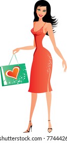 Girl with bag 5