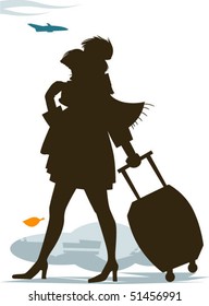 Girl with the baggage