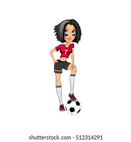girl with ball