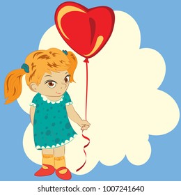 girl with balloon