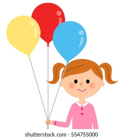 Girl with a balloon