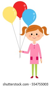 Girl with a balloon