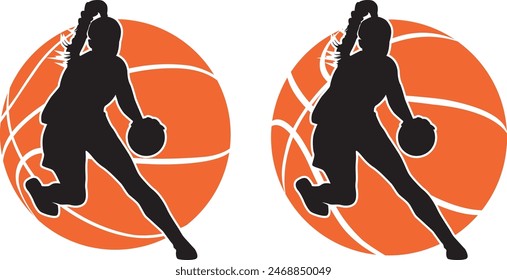 Girl Basketball Players, Basketball Clipart