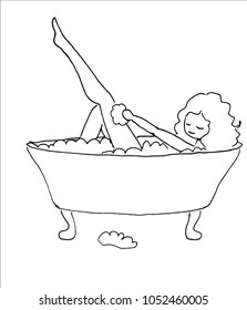 girl in the bathroom