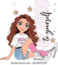 girl be good yourself star dream cute