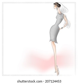 Girl beauty model