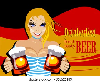 Girl with beer