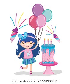 Girl birthday party cartoons