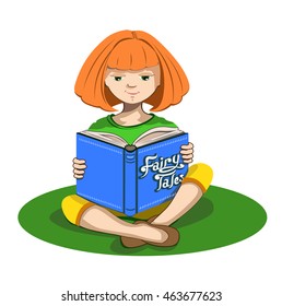 Girl with a book
