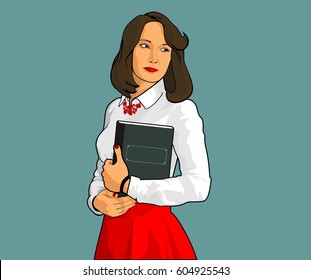 Girl with a book