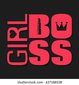 Girl Boss Lady Logo