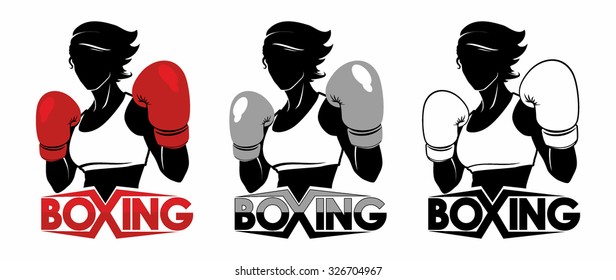 4568 Boxing Female Stock Vectors Images And Vector Art Shutterstock 1913