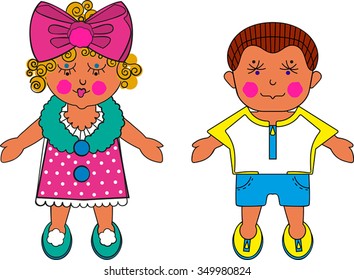 A girl and a boy