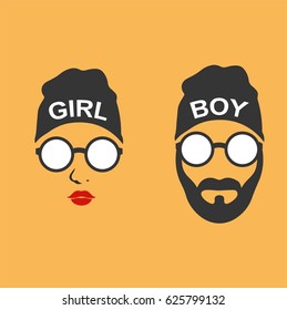 Girl and boy
