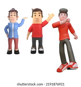 girl and boy 3D characters
