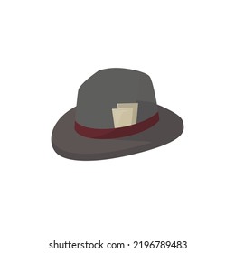 a girl and boy hat vector illustration