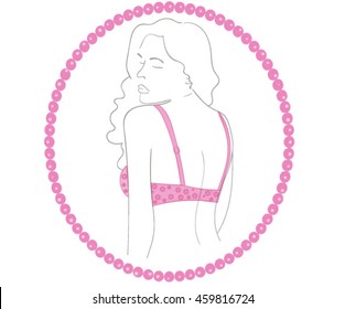Girl in bra 