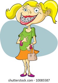 Girl with Braces