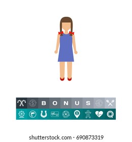 Girl with braids