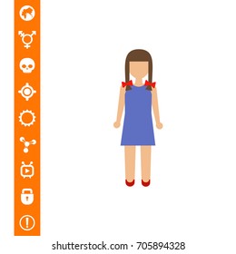 Girl with braids