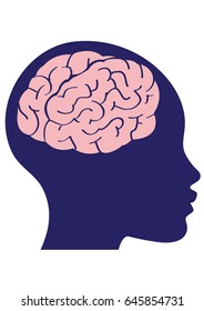 The girl with a brain