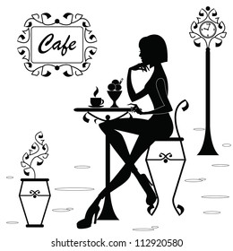 A Girl in the Cafe