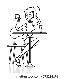 Girl Cafe Phone