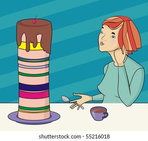 girl cake