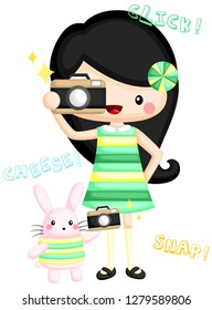 Girl and Camera