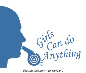 Girl can do anything.
