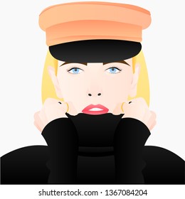Girl in a cap